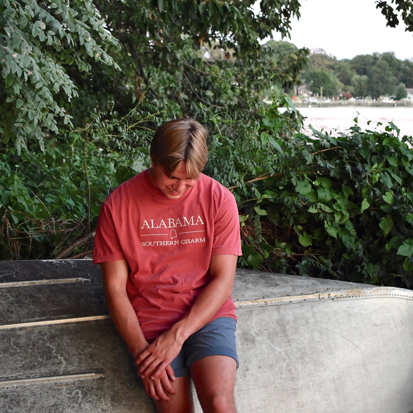 Alabama Embroidered Tee - Alex Blom Creates
