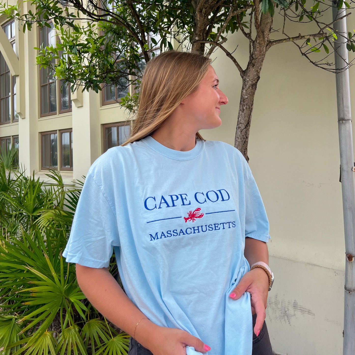 Cape Cod Embroidered Tee