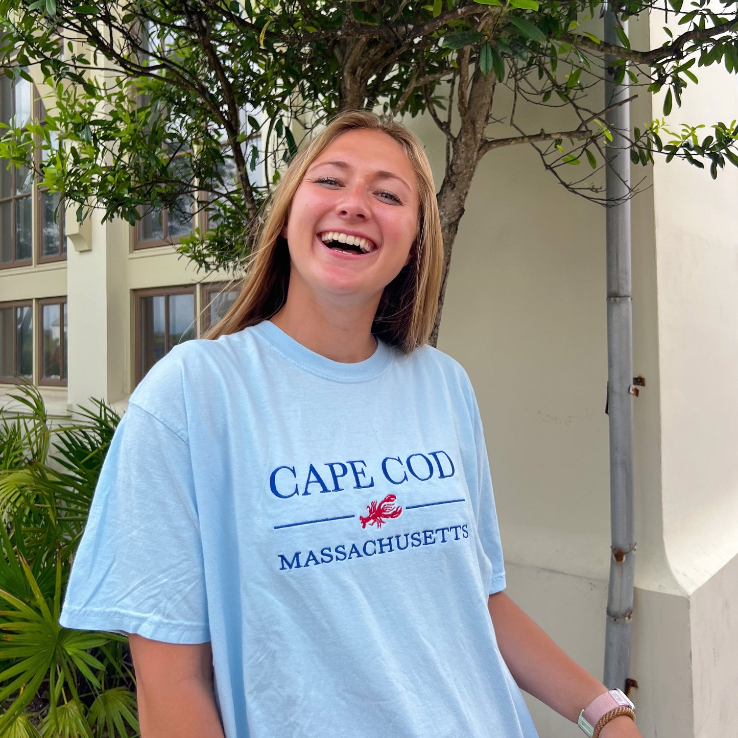 Cape Cod Embroidered Tee