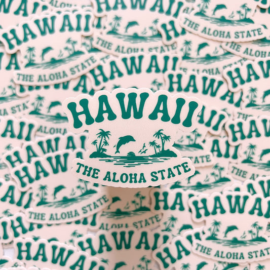 Hawaii Groovy Sticker