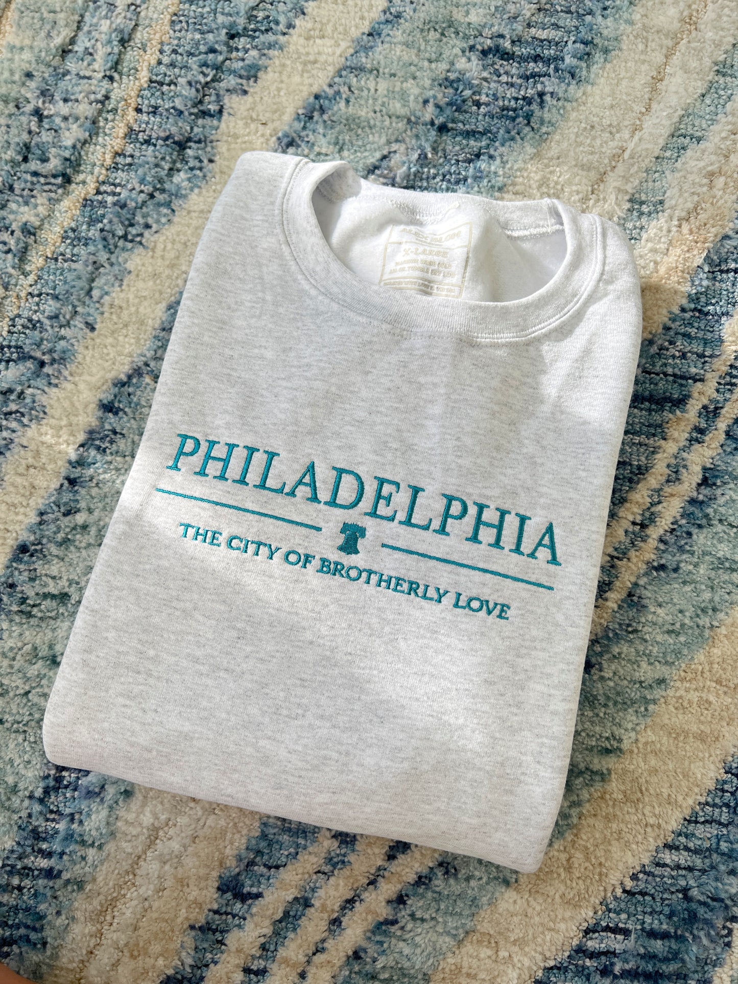 Philadelphia Embroidered Crewneck
