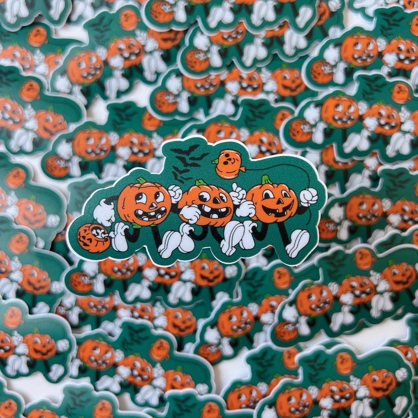 Spooky Pumpkins Sticker