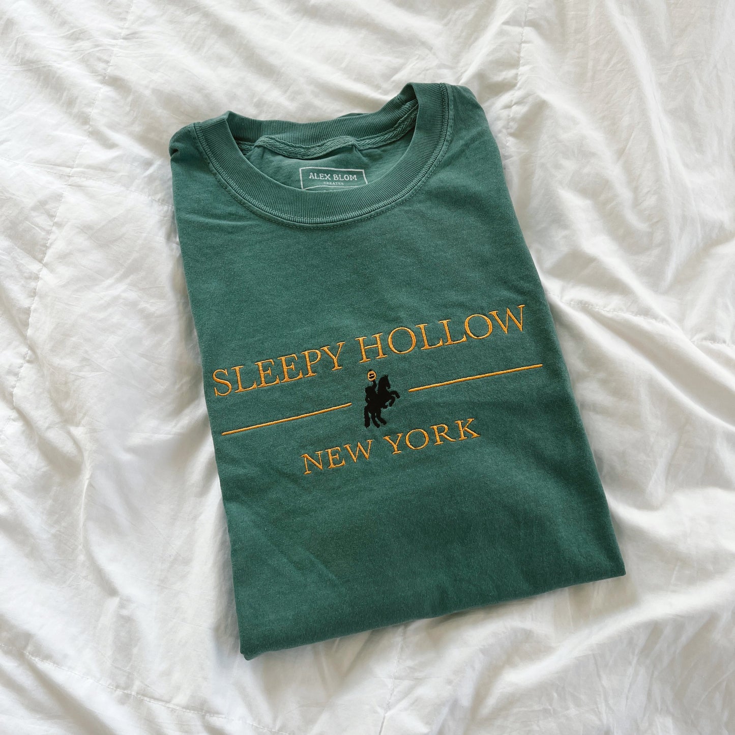 Sleepy Hollow Embroidered Tee