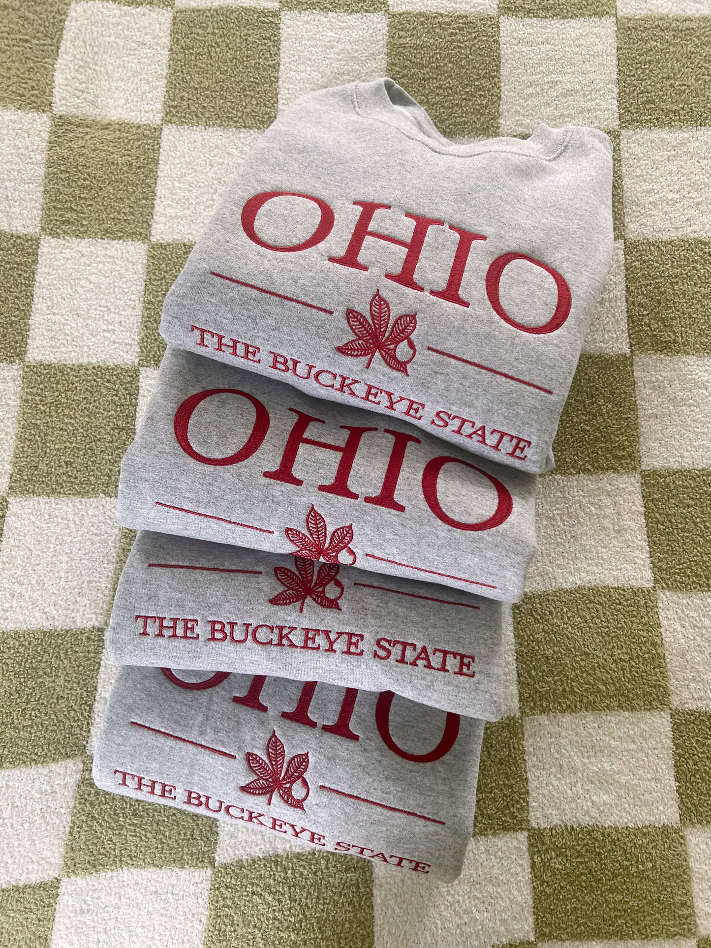 Ohio Embroidered Crewneck