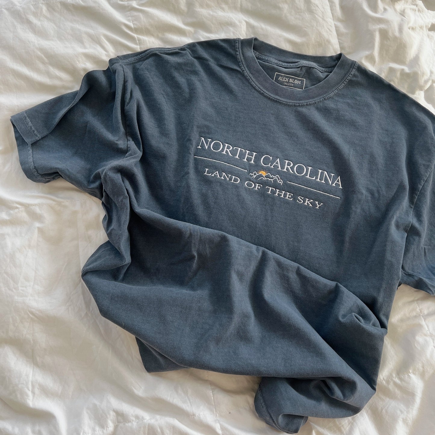 North Carolina Embroidered Tee