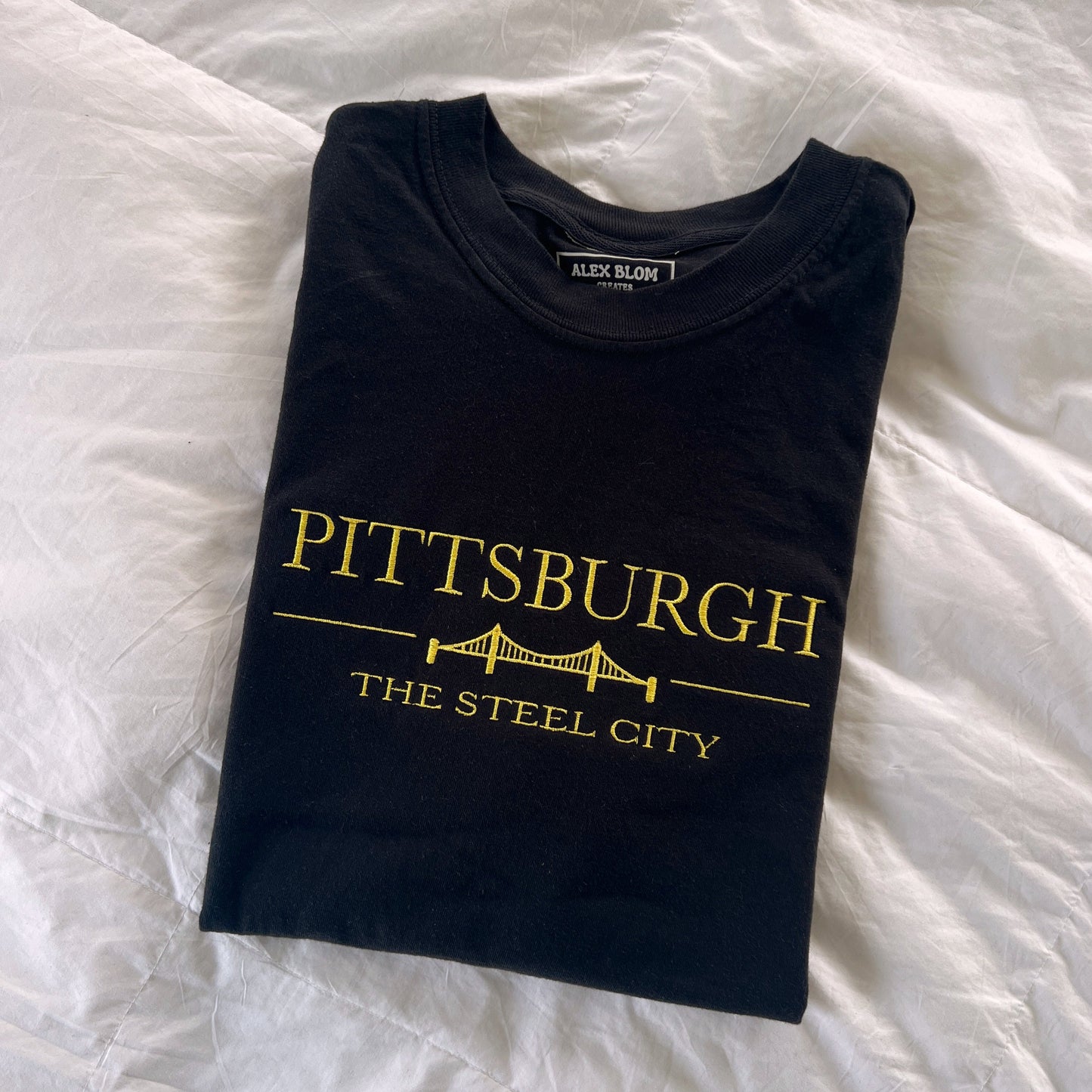 Pittsburgh Embroidered Tee