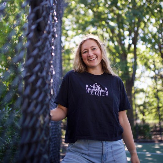 Resting My Bones Cropped Boxy Tee