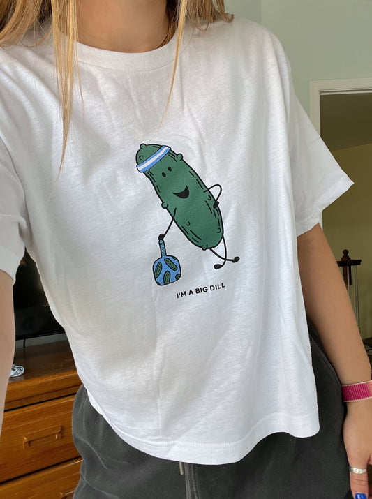 Dillan the Pickle Cropped Boxy Tee