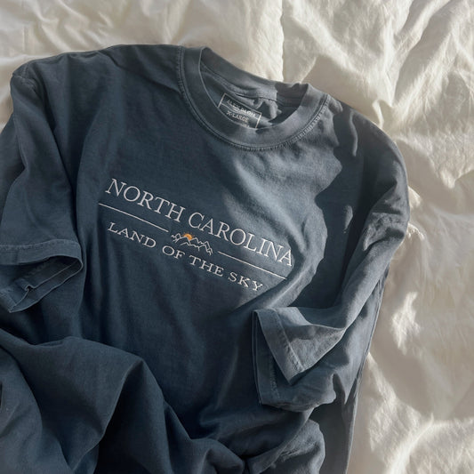 North Carolina Embroidered Tee