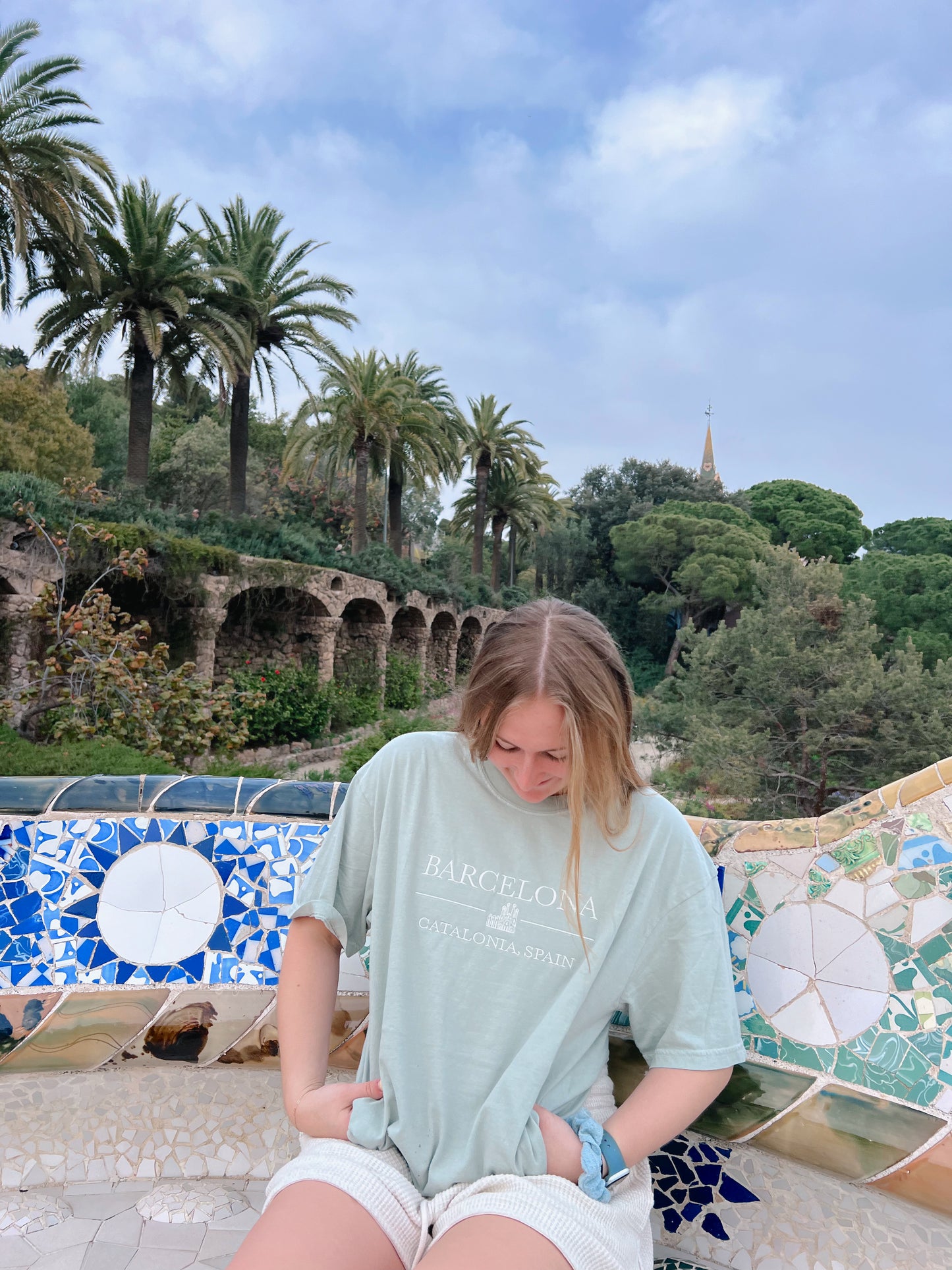 Barcelona Embroidered Tee