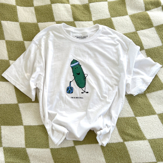 Dillan the Pickle Cropped Boxy Tee