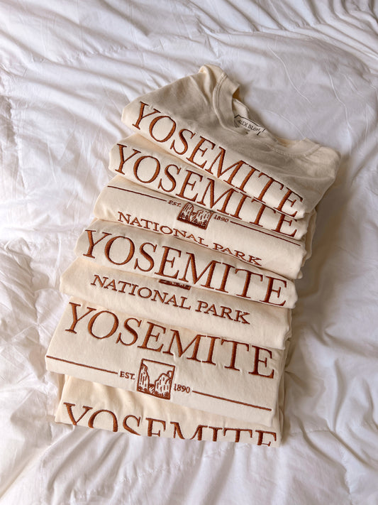 Yosemite Embroidered Tee