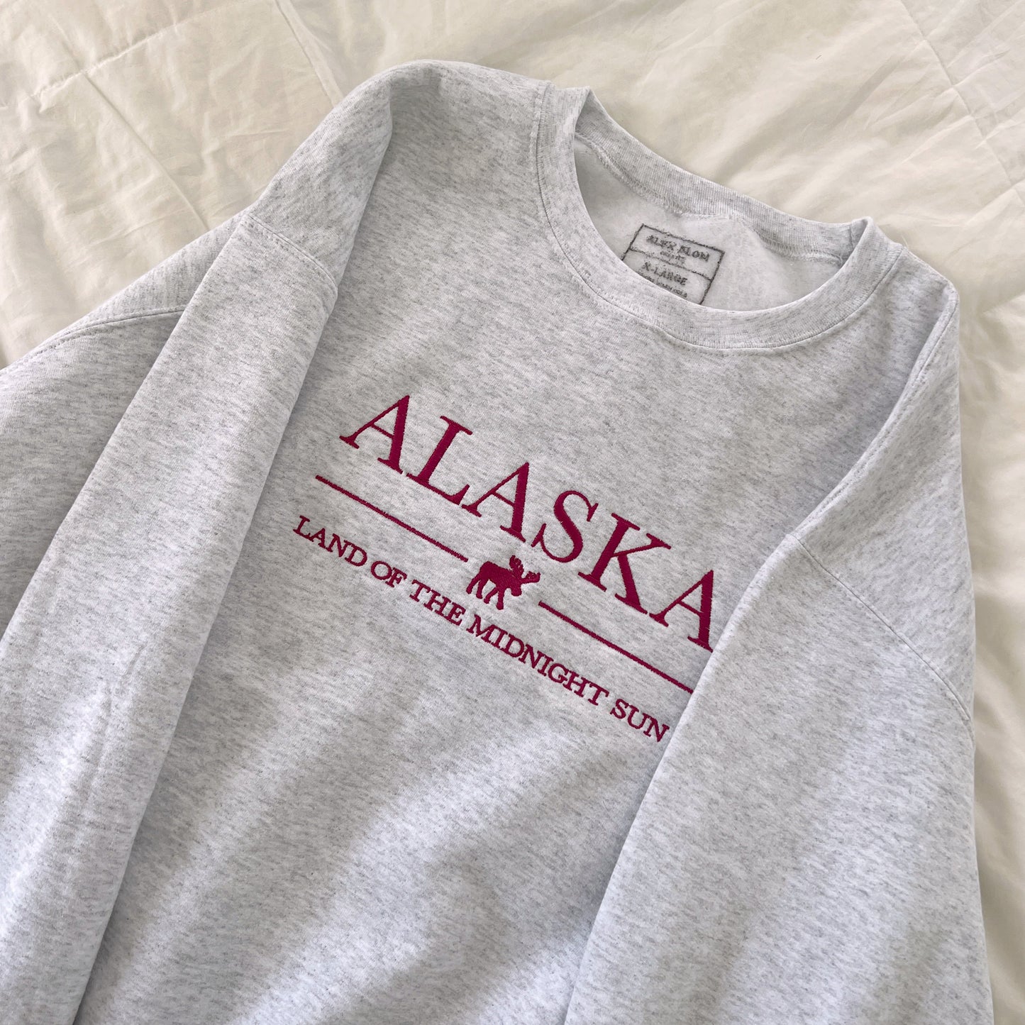 Alaska Embroidered Crewneck