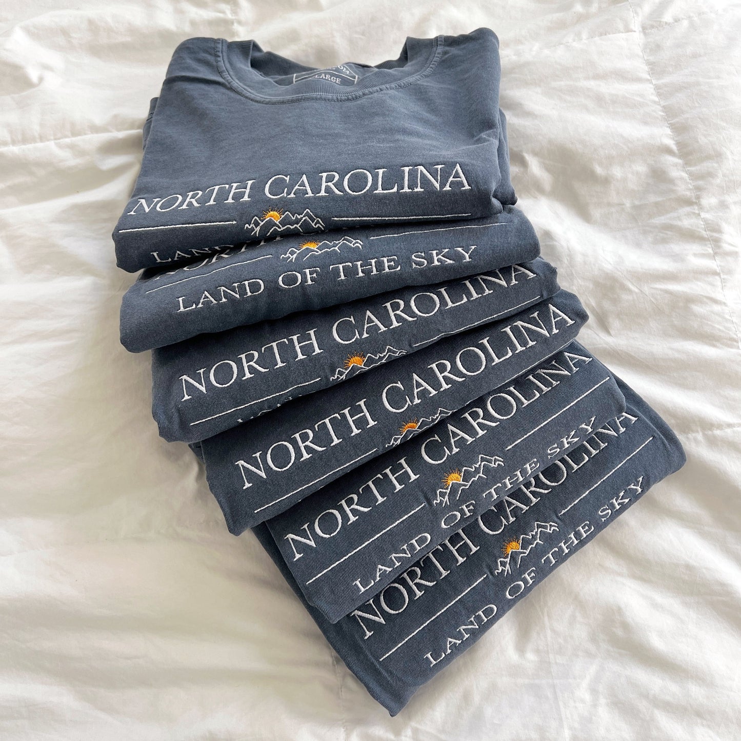 North Carolina Embroidered Tee