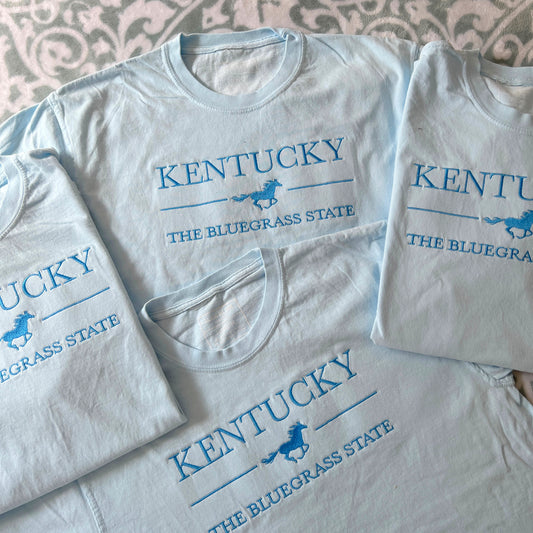 Kentucky Embroidered Tee - Alex Blom Creates