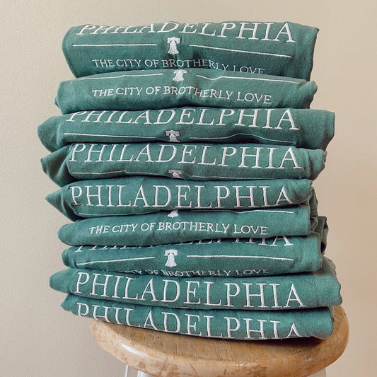 Philadelphia Embroidered Tee - Alex Blom Creates