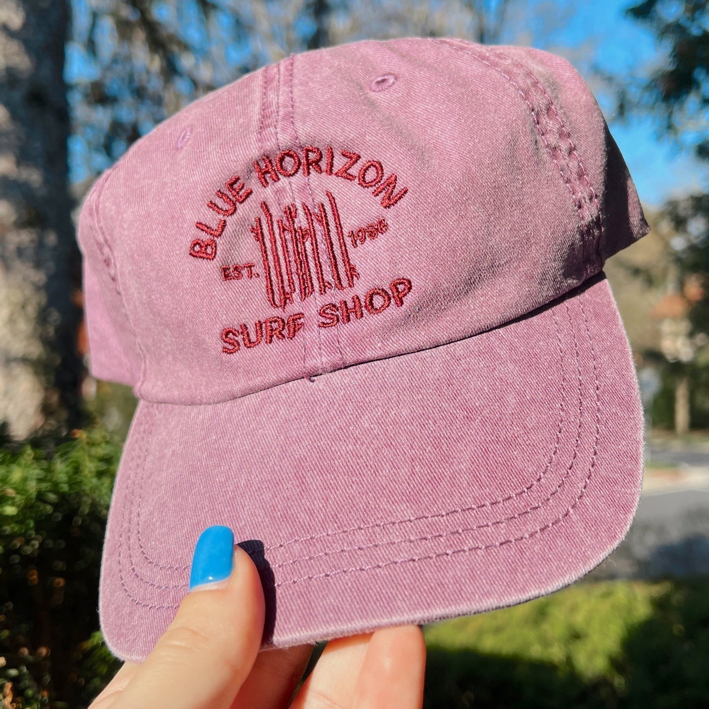 Blue Horizon Surf Shop Hat - Alex Blom Creates