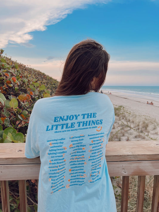 Enjoy the Little Things Tee - Alex Blom Creates