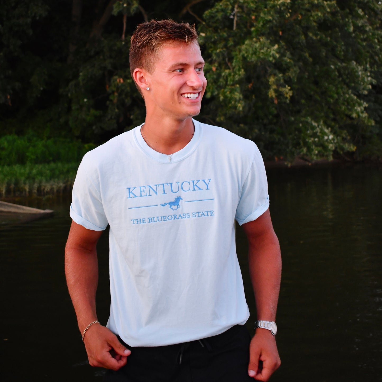 Kentucky Embroidered Tee - Alex Blom Creates